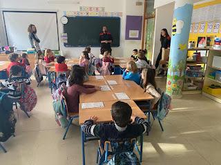 Charla a los peques de 1º de Primaria del CEIP Ntra. Sra. del Rosario de Villacarrillo