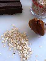 carmelitas | avena, dulce de leche, chocolate y nueces