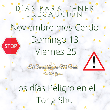 Días Peligro en noviembre 2022