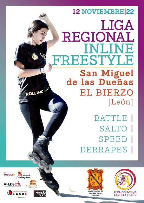 San Miguel de las Dueñas acoge este fin de semana la liga regional de 'Inline Freestyle' 1