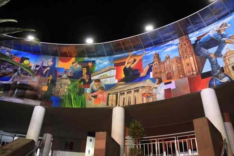 Enrique Galindo reveló el nuevo mural de la Unidad Administrativa Municipal, con el que se celebran 430 años de la fundación de la ciudad