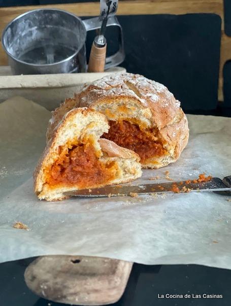 Bollo Preñao de Sobrasada de Mallorca