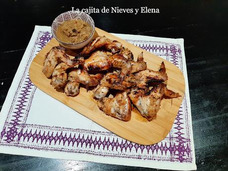 Alitas de pollo a la jamaicana