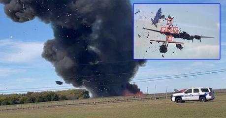 (video) Dos aviones chocan durante exhibición en aeropuerto de Dallas