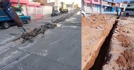 Interapas sustituye drenajes al oriente de la ciudad que había culminado su vida útil