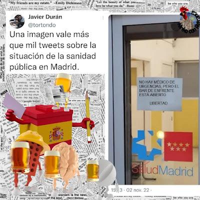 Grave crisis sanitaria, provocada por el Gobierno de Ayuso.