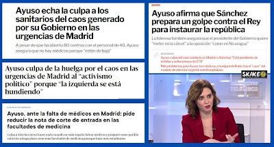 Grave crisis sanitaria, provocada por el Gobierno de Ayuso.