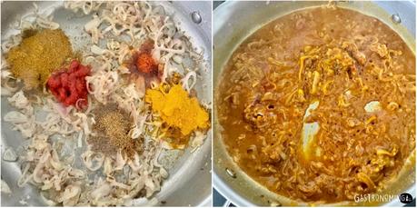 Curry de pollo y leche de coco express