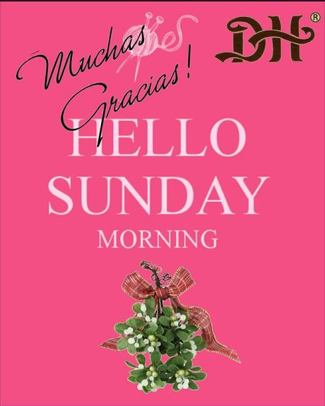 - Feliz Domingo.