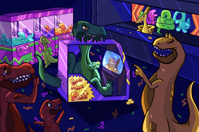 Un día cualquiera en el mesozoico por Phoebe Gromacki Un día cualquiera en el mesozoico por Phoebe Gromacki