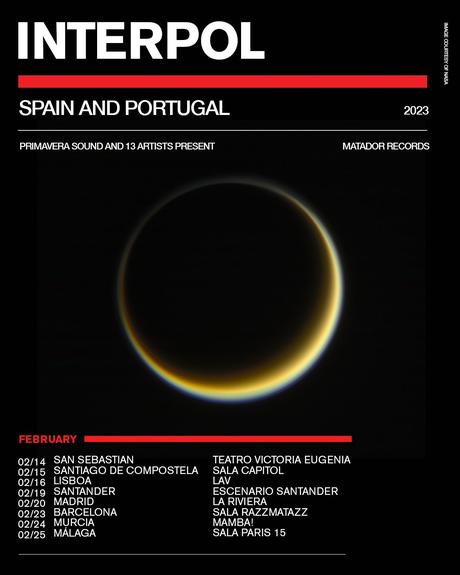 Interpol: gira de conciertos por salas en febrero de 2023