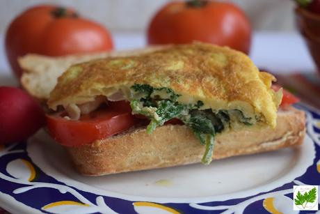 Tortilla de Hojas de Rabanitos Tortilla de Hojas de Rabanitos