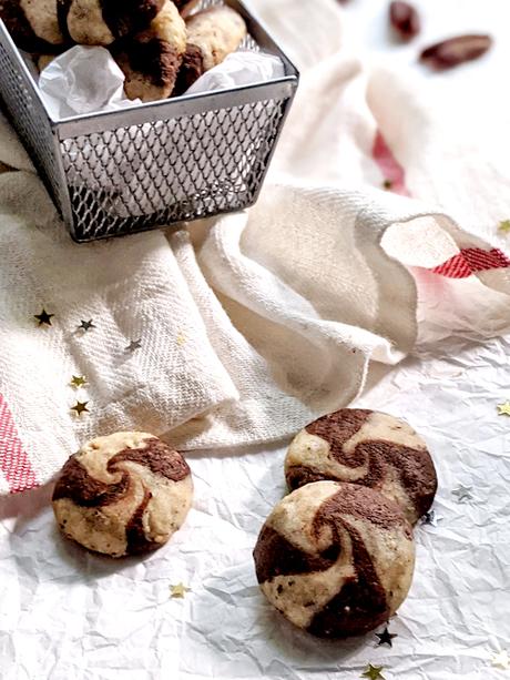 remolinos bicolor de nueces pecan remolinos bicolor