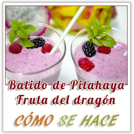 BATIDO ANTIINFLAMATORIO DE PITAHAYA