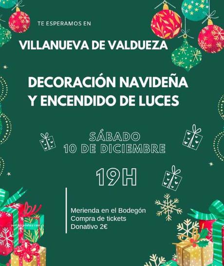 Villanueva de Valdueza tendrá su propia decoración navideña y celebrarán el encendido de luces 1