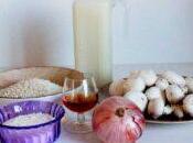 Risotto champiñones nata