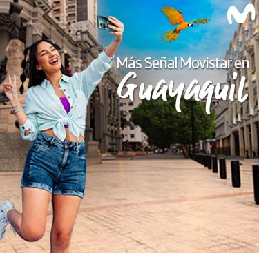Más Señal Movistar en Guayaquil con más inversión, conectividad y entretenimiento