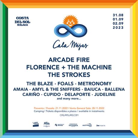Cala Mijas 2023: The Strokes, Florence + The Machine, Arcade Fire…
