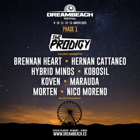 The Prodigy estrena el cartel del Dreambeach 2023