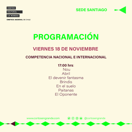 Festival Cortos en Grande aterriza en la Cineteca Nacional de Santiago del 18 al 20 de noviembre 1e826f59-e77d-cdcd-a612-6ed972de44ff