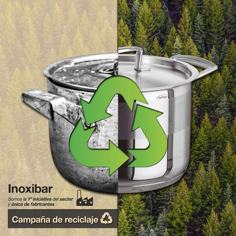 Inoxibar lanza su primera campaña de reciclaje de ollas y cazuelas