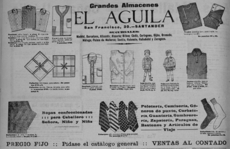 1918:Grandes almacenes «El Águila»