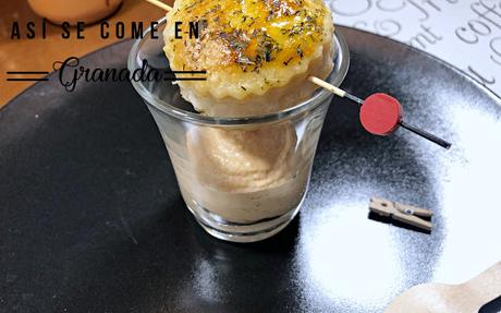 Vasitos de crema de salmón