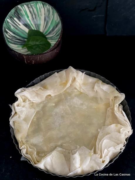 Spanakopita, Pastel Griego