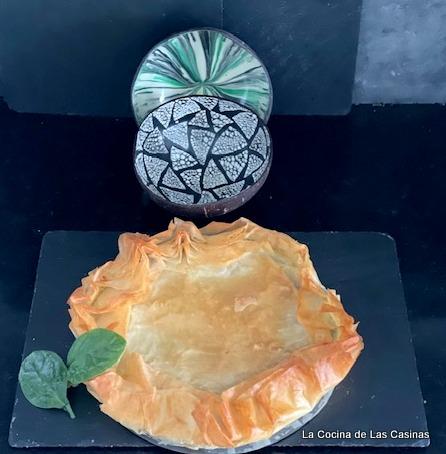 Spanakopita, Pastel Griego