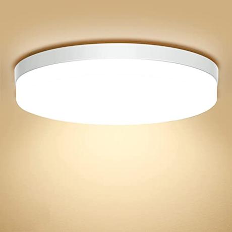 Plafones De Techo, Ouyulong Techo LED 36W, Moderno Techo Led 3000K 4250LM, Impermeable IP54 Luz De Techo LED Redondo, Plafón Techo led Adecuado para Cocina Dormitorio Balcón Pasillo Baño Salón