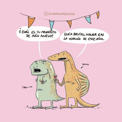 El humor paleontológico de Nia Schamuells