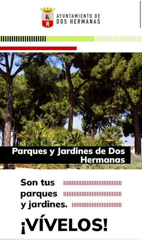 MEDIOAMBIENTE ESTRENA DESDE HOY UNA APLICACIÓN PARA DESCUBRIR LOS PARQUES Y ZONAS VERDES DE DOS HERMANAS