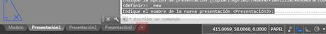 Como crear y renombrar una nueva pestaña de presentación de Autocad