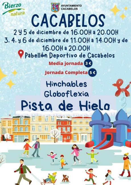 Cacabelos disfrutará de una pista de Hielo durante el puente de diciembre 3