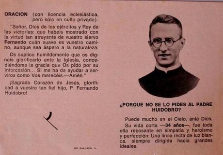CAUSA DE BEATIFICACIÓN DEL SANTANDERINO PÁTER FERNANDO HUIDOBRO, CAPELLÁN DE LA LEGIÓN