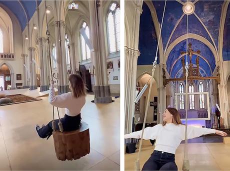 Una Iglesia con columpio Una Iglesia con columpio