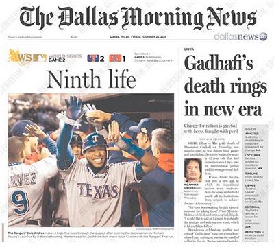 El tiro de gracia mediático a Gadafi: 13 portadas de los medios corporativos [+ fotos]