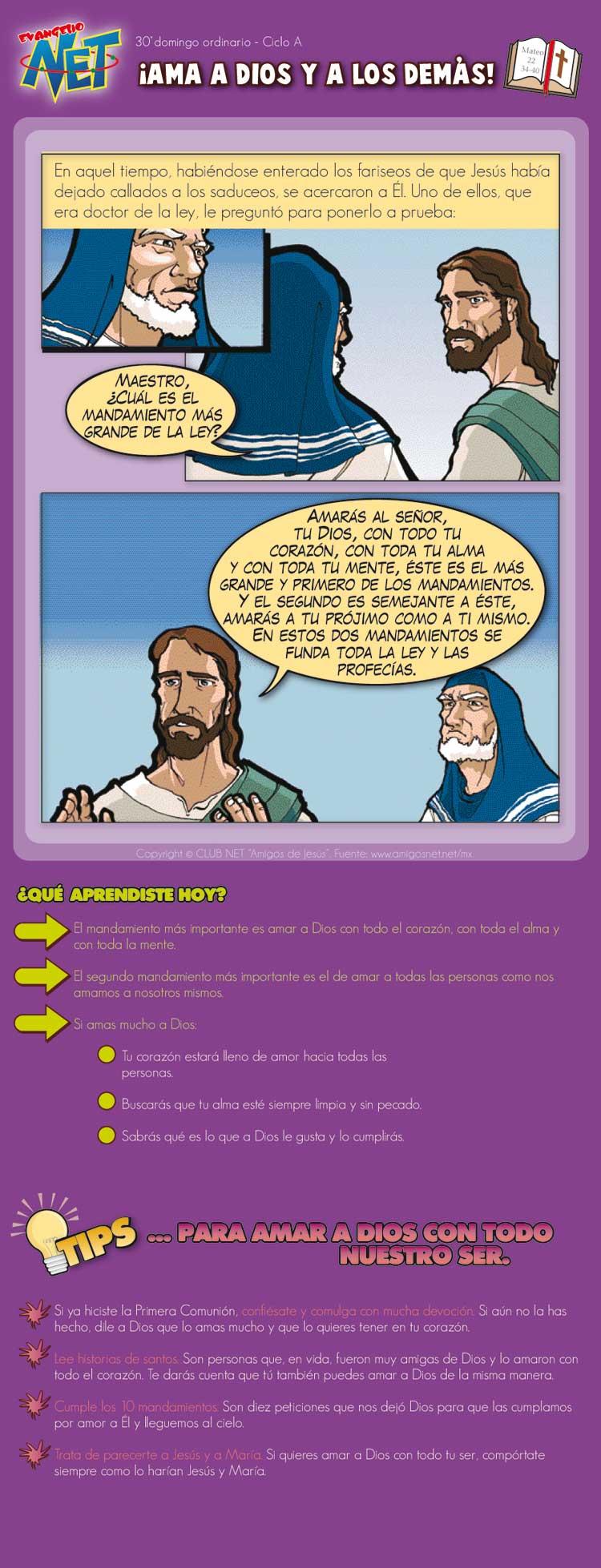 Evangelio Dominical: 23 de octubre del 2011 (Mt 22, 34 - 40)