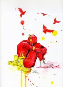 Fan Art: Superhéroes deprimidos