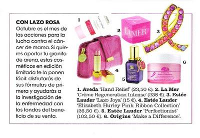 El mundo de la belleza y el día contra el cáncer de mama