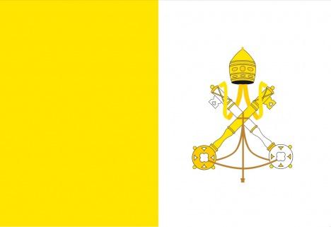 ¿Por que los colores de la bandera del Vaticano son blanca y amarilla?
