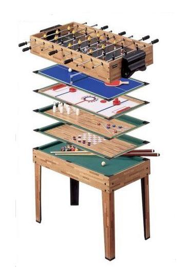 Mesa multijuegos, 8 juegos en 1