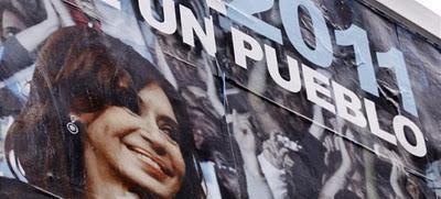 Arrasador triunfo de Cristina Fernández en Argentina