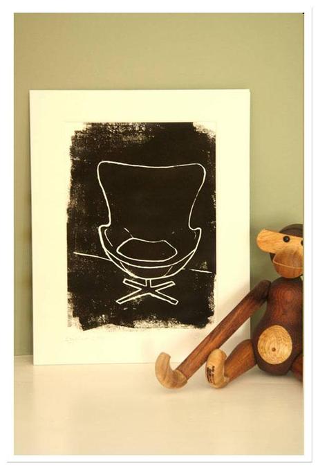 litografia_egg_chair UNA PASIÓN LLAMADA EGG CHAIR