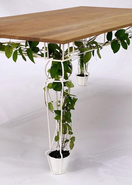 La mesa que quería ser un jardín