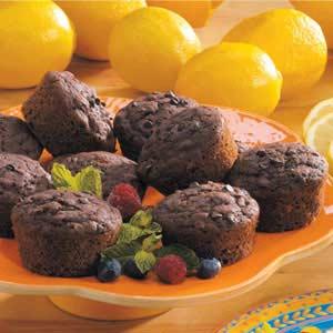 Muffins de chocolate y chips