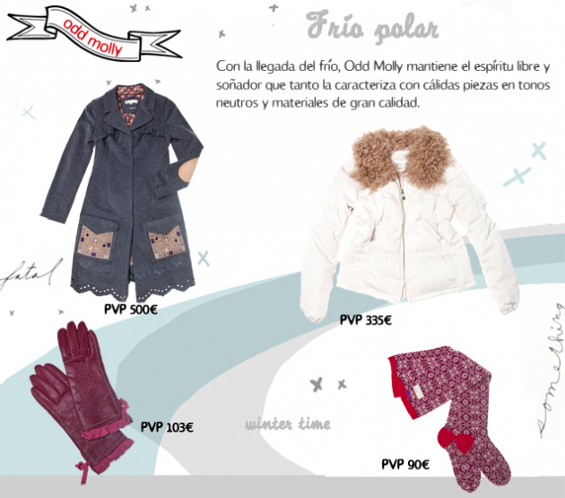 abrigos, guantes y calcetines de Odd Molly para el Frío Polar