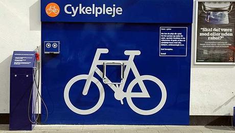 Statoil Cykelpleje :: estación de servicio para bicicletas