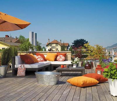 TERRAZAS RUSTICAS CON COLOR