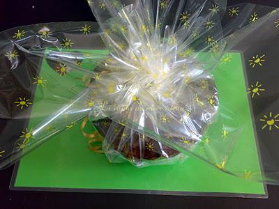 Brioche de plátano y nueces con fideos de chocolate